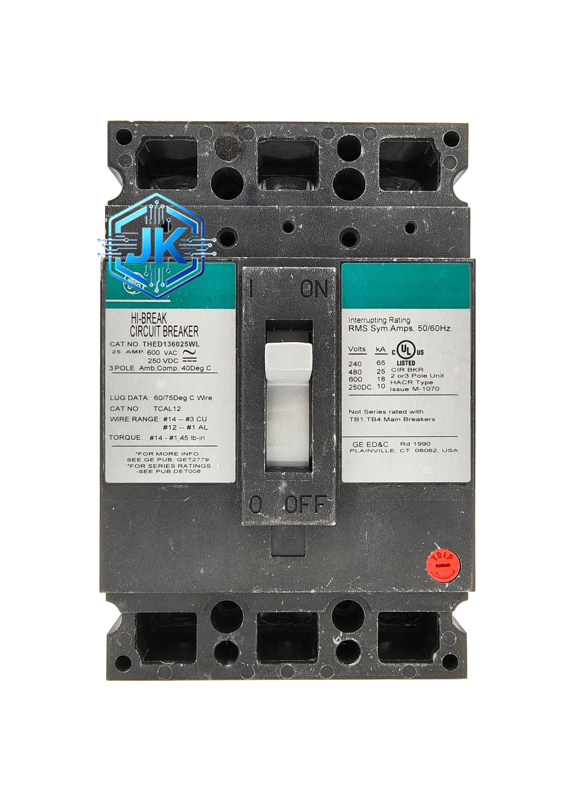 GE THED136025WL — Multilin 系列电动机保护继电器