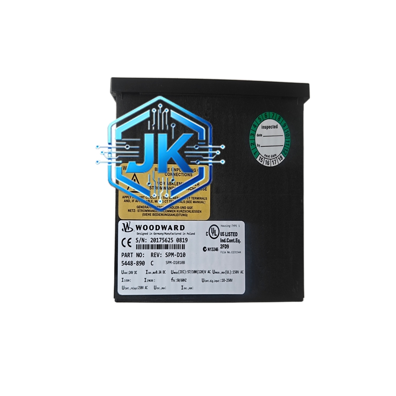 Woodward 5448-890 SPM-D10 — EASYGEN-3500 数字式转速/负荷控制器